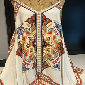 Bohemian Print Spaghetti Strap top